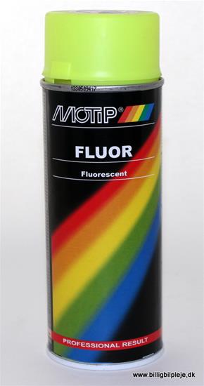 Fluorescerende Maling Gul Motip, 400 ml