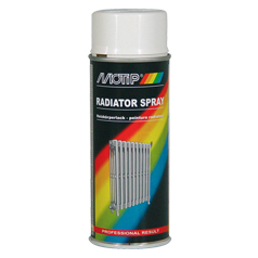 Motip Radiator Spray Maling Hvid Blank, 400 ml.