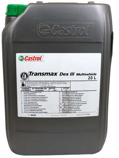 Castrol Transmax Dex III Multivehicle, 20 ltr