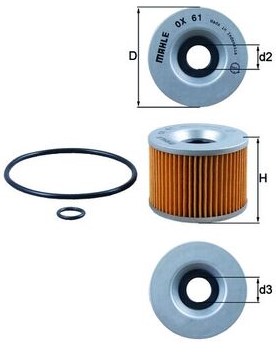 MC Oljefilter HiFlo 401