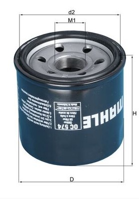 MC Oljefilter HiFlo HF 138